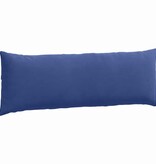 VidaXL Sofa Kussens 2 pcs Politieblauw 120 x 40 cm Katoen Stof