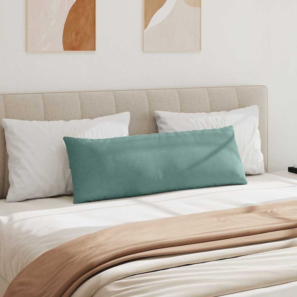 VidaXL Sofa Kussens 2 pcs Zeegroen 120 x 40 cm Katoen Stof