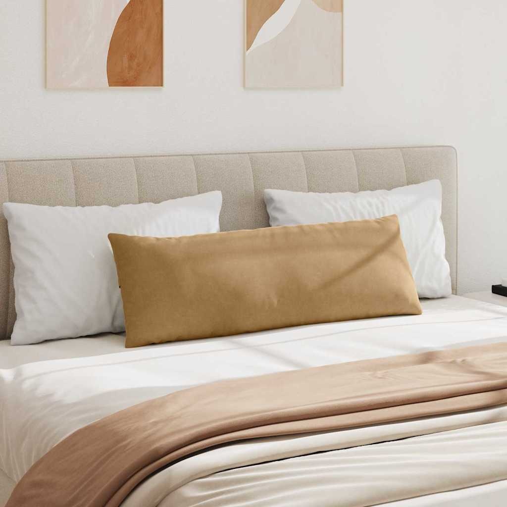 VidaXL Sofa Kussens 2 pcs Bruin 120 x 40 cm Katoen Stof