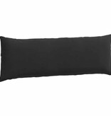 VidaXL Sofa Kussens 2 pcs Zwart 120 x 40 cm Katoen Stof