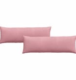 VidaXL Sofa Kussens 2 pcs Roze 120 x 40 cm Katoen Stof