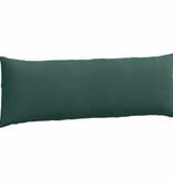 VidaXL Sofa Kussens 2 pcs Donkergroen 120 x 40 cm Katoen Stof