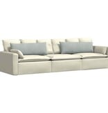 VidaXL Sofa Kussens 2 pcs Lichtgrijs 120 x 40 cm Katoen Stof