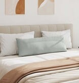 VidaXL Sofa Kussens 2 pcs Lichtgrijs 120 x 40 cm Katoen Stof