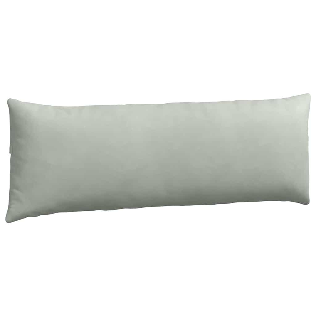 VidaXL Sofa Kussens 2 pcs Lichtgrijs 120 x 40 cm Katoen Stof