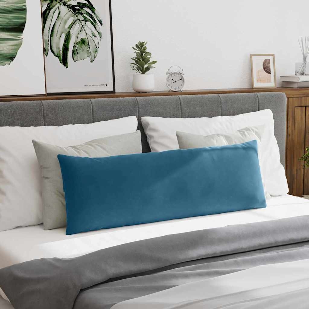 VidaXL Sofa Kussens 2 pcs Blauw 120 x 40 cm Katoen Stof