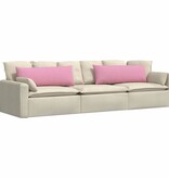 VidaXL Sofa Kussens 2 pcs Roze 120 x 40 cm Stof