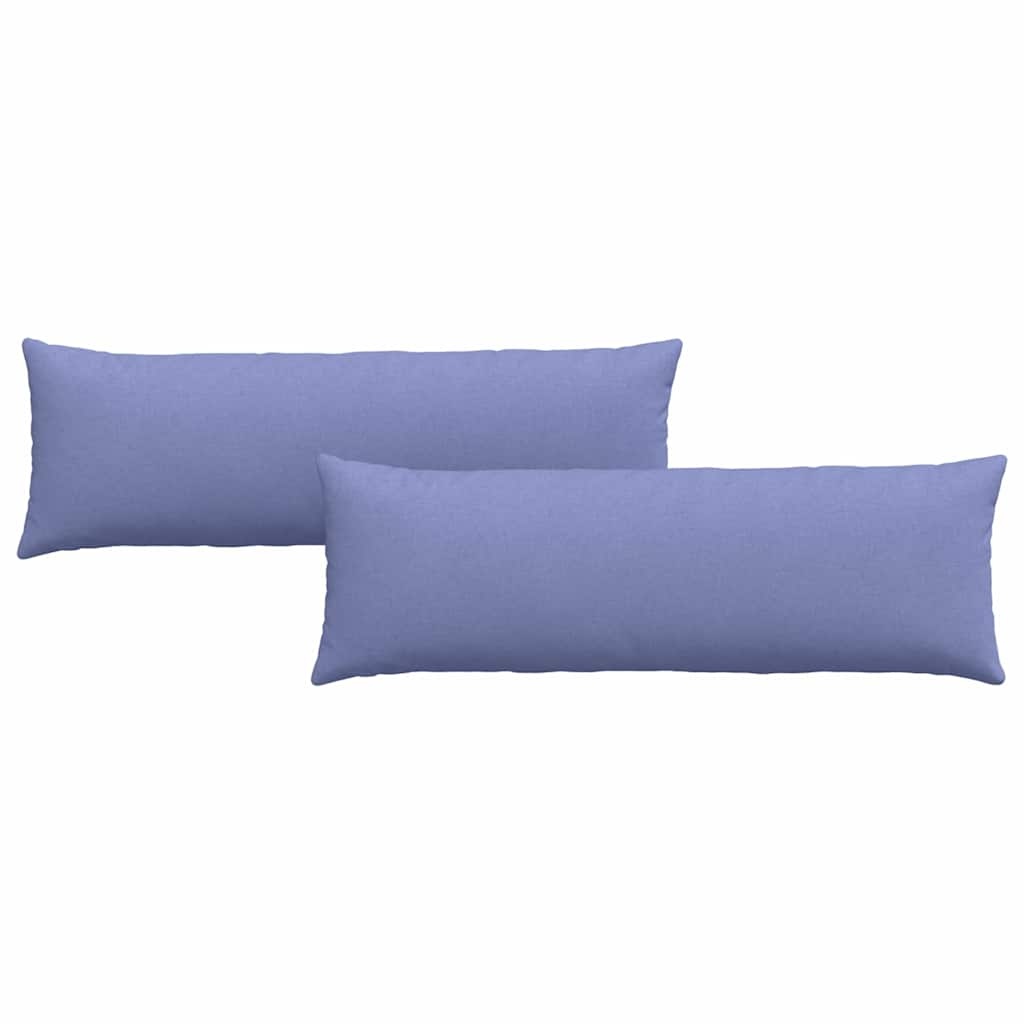 VidaXL Sofa Kussens 2 pcs Blauw 120 x 40 cm Stof