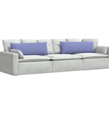 VidaXL Sofa Kussens 2 pcs Blauw 120 x 40 cm Stof