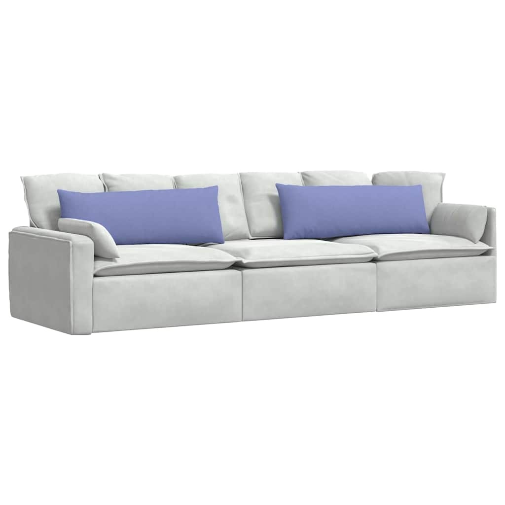 VidaXL Sofa Kussens 2 pcs Blauw 120 x 40 cm Stof