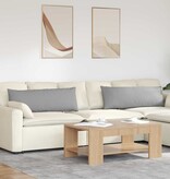 VidaXL Sofa Kussens 2 pcs Grijs 120 x 40 cm Stof