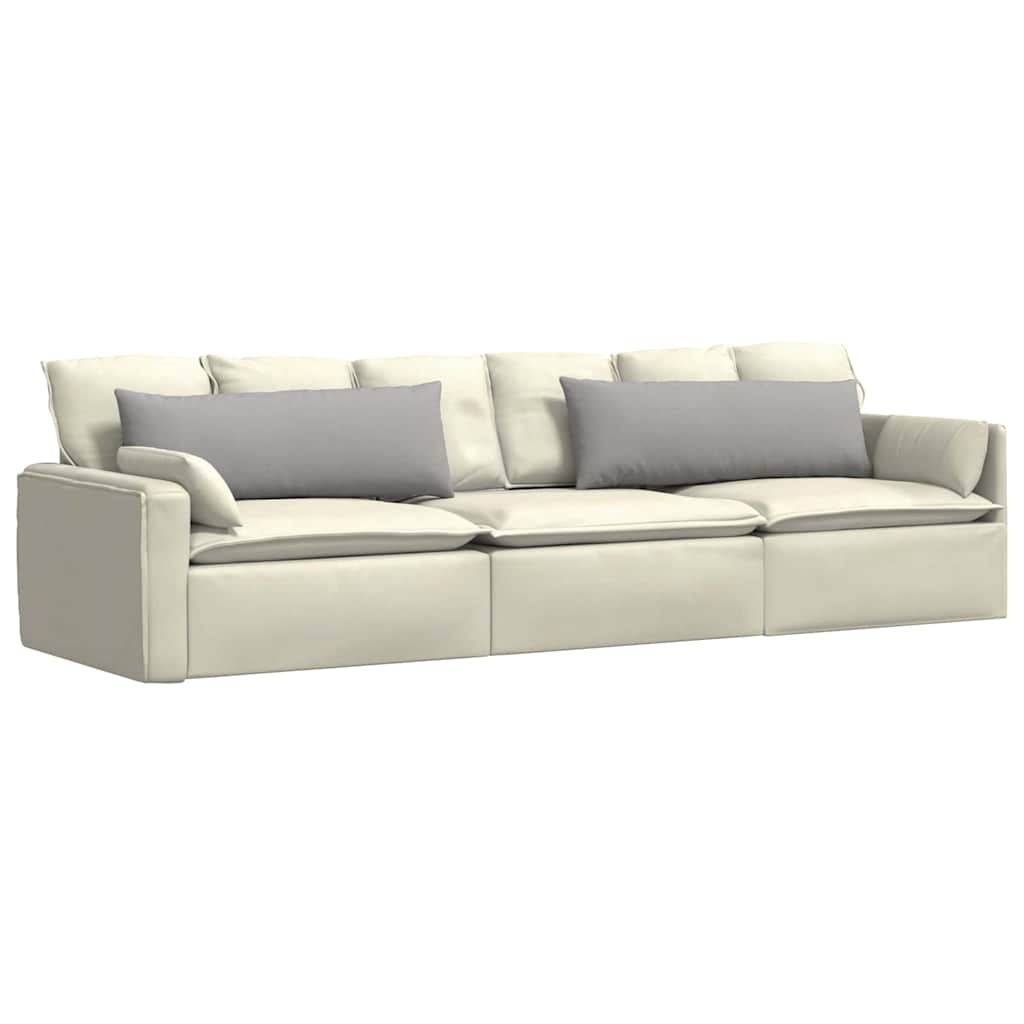 VidaXL Sofa Kussens 2 pcs Grijs 120 x 40 cm Stof