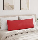 VidaXL Sofa Kussens 2 pcs Rood 120 x 40 cm Stof