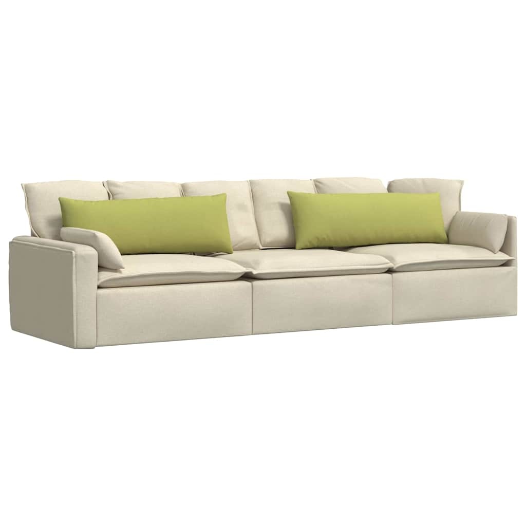 VidaXL Sofa Kussens 2 pcs Lichtgroen 120 x 40 cm Stof