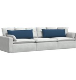 VidaXL Sofa Kussens 2 pcs Blauw 120 x 40 cm Stof