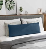 VidaXL Sofa Kussens 2 pcs Blauw 120 x 40 cm Stof