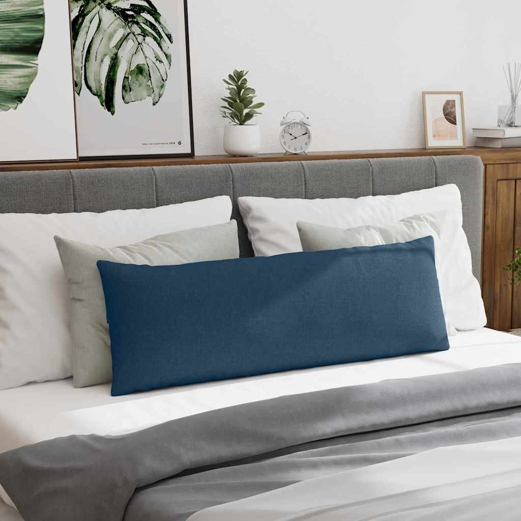 VidaXL Sofa Kussens 2 pcs Blauw 120 x 40 cm Stof