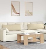 VidaXL Sofa Kussens 2 pcs Crème 120 x 40 cm Stof