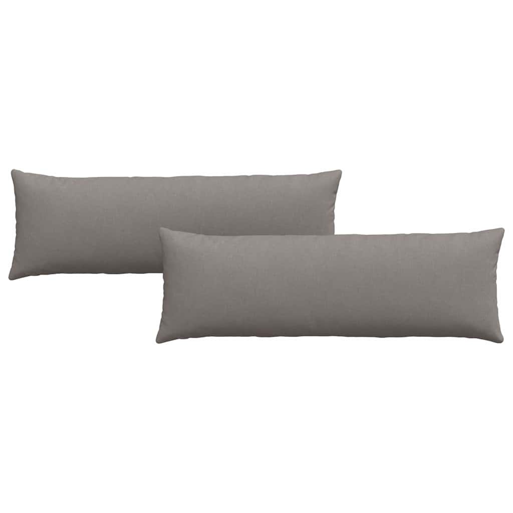 VidaXL Sofa Kussens 2 pcs Taupe 120 x 40 cm Stof
