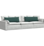 VidaXL Sofa Kussens 2 pcs Donkergroen 120 x 40 cm Stof