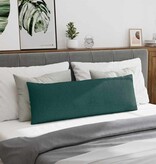 VidaXL Sofa Kussens 2 pcs Donkergroen 120 x 40 cm Stof