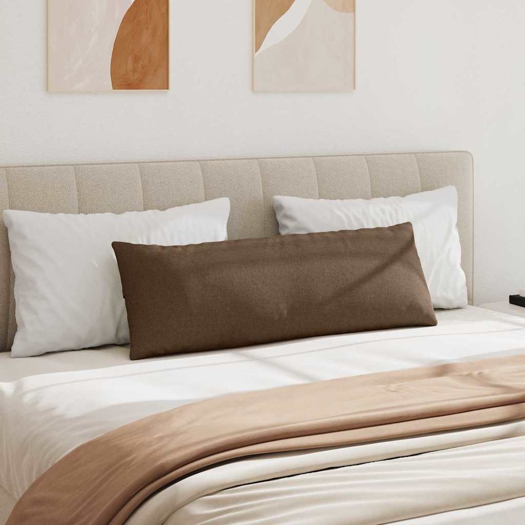 VidaXL Sofa Kussens 2 pcs Bruin 120 x 40 cm Stof