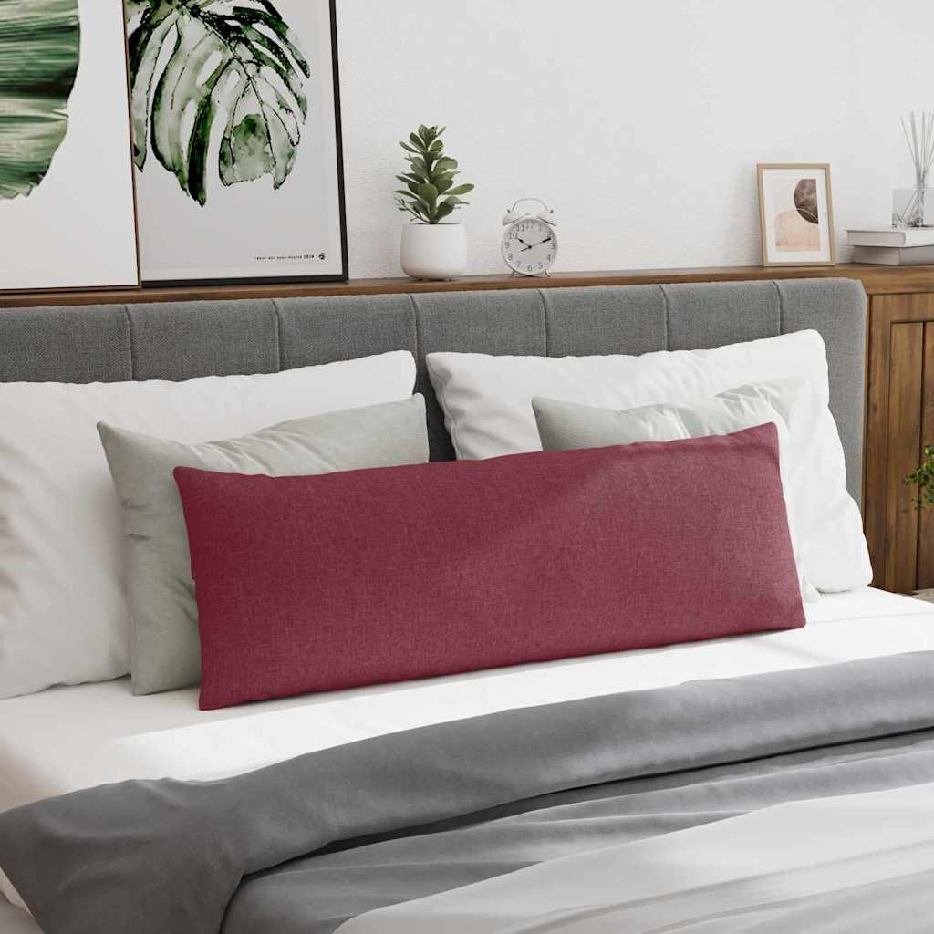 VidaXL Sofa Kussens 2 pcs Wijnrood 120 x 40 cm Stof