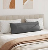 VidaXL Sofa Kussens 2 pcs Donkergrijs 120 x 40 cm Stof