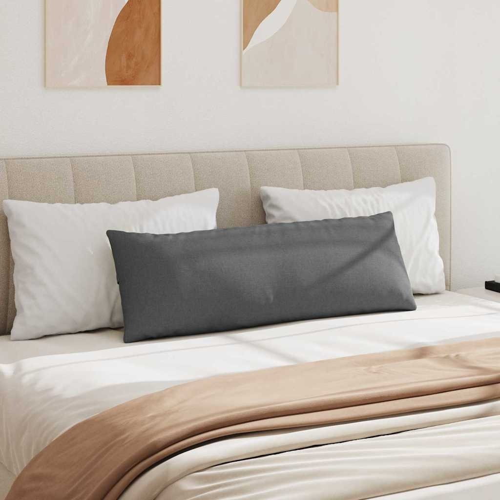 VidaXL Sofa Kussens 2 pcs Donkergrijs 120 x 40 cm Stof