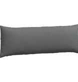VidaXL Sofa Kussens 2 pcs Donkergrijs 120 x 40 cm Stof