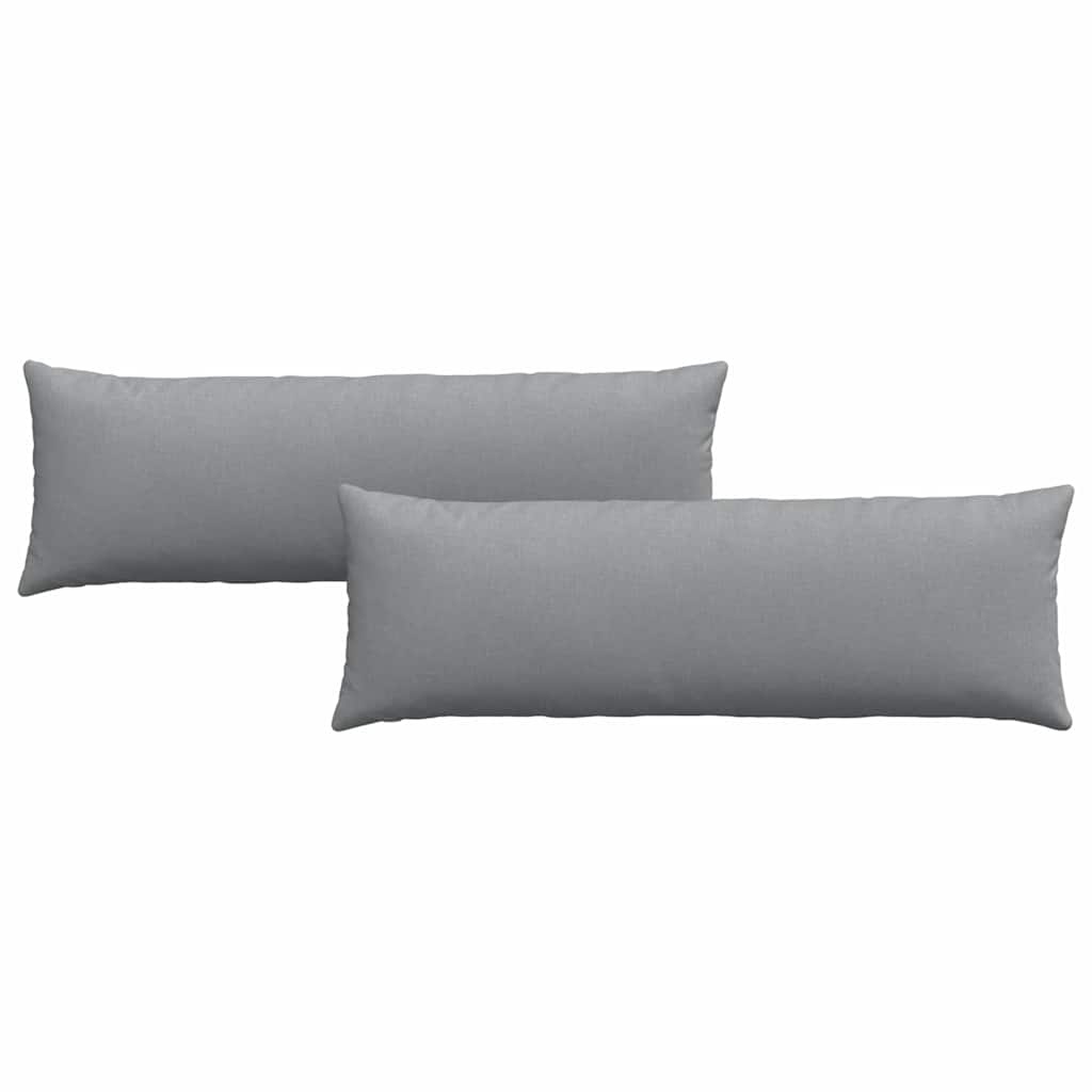 VidaXL Sofa Kussens 2 pcs Lichtgrijs 120 x 40 cm Stof