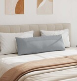 VidaXL Sofa Kussens 2 pcs Lichtgrijs 120 x 40 cm Stof