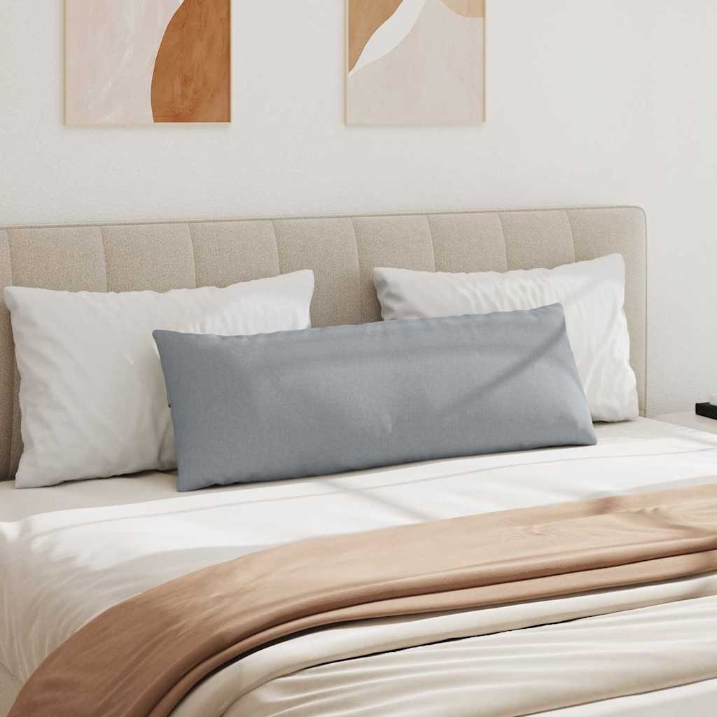 VidaXL Sofa Kussens 2 pcs Lichtgrijs 120 x 40 cm Stof