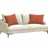 VidaXL Sofa Kussens 2 pcs Rood-oranje 70 x 50 cm Katoen Stof