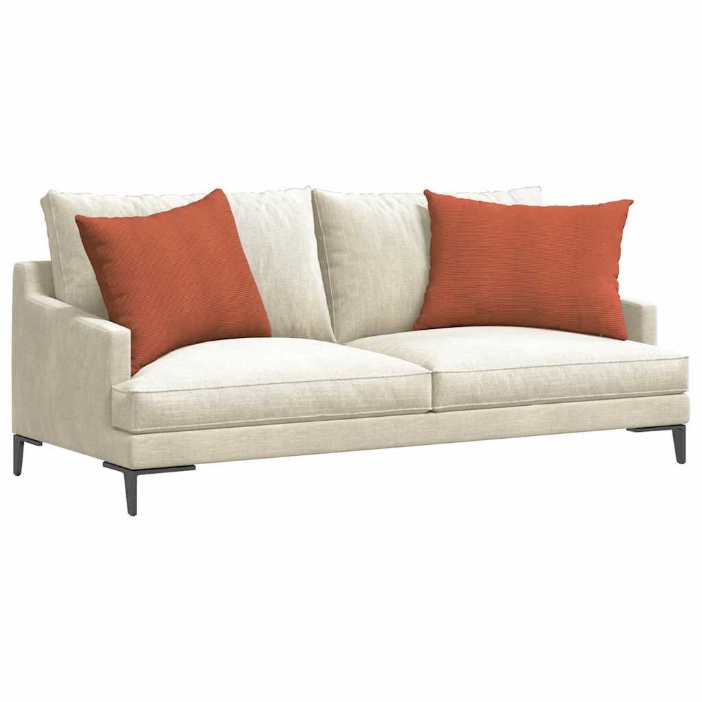 VidaXL Sofa Kussens 2 pcs Rood-oranje 70 x 50 cm Katoen Stof