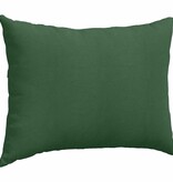 VidaXL Sofa Kussens 2 pcs Donkergroen 70 x 50 cm Katoen Stof