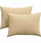 VidaXL Sofa Kussens 2 pcs Grijs groen 70 x 50 cm Katoen Stof