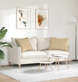 VidaXL Sofa Kussens 2 pcs Grijs groen 70 x 50 cm Katoen Stof