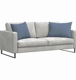 VidaXL Sofa Kussens 2 pcs Blauw 70 x 50 cm Katoen Stof