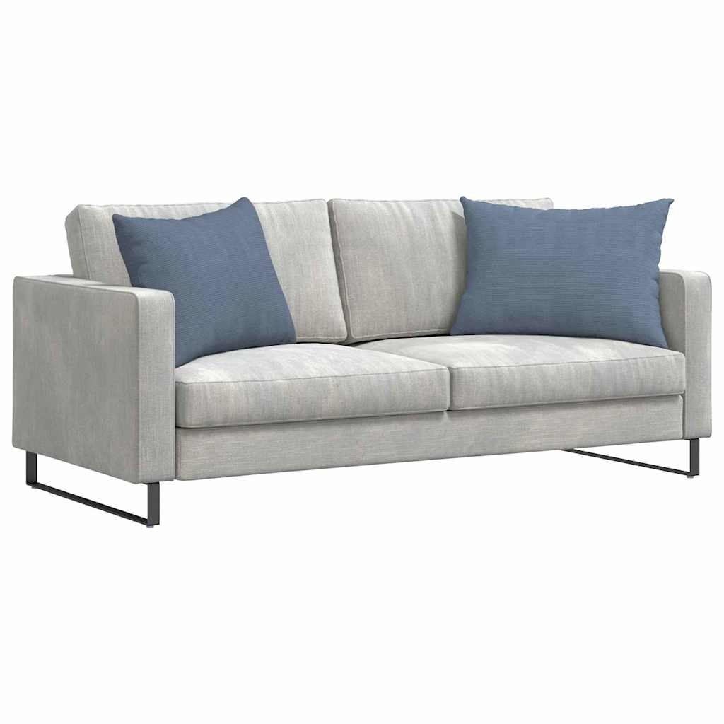VidaXL Sofa Kussens 2 pcs Blauw 70 x 50 cm Katoen Stof