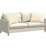 VidaXL Sofa Kussens 2 pcs Crème 70 x 50 cm Katoen Stof
