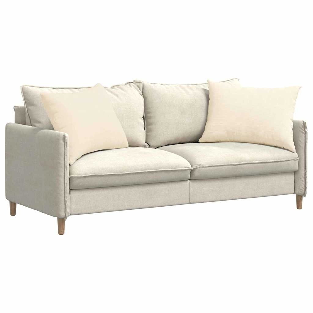 VidaXL Sofa Kussens 2 pcs Crème 70 x 50 cm Katoen Stof