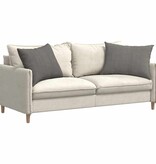 VidaXL Sofa Kussens 2 pcs Lichtgrijs 70 x 50 cm Katoen Stof