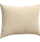 VidaXL Sofa Kussens 2 pcs Crème 70 x 50 cm Stof