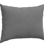 VidaXL Sofa Kussens 2 pcs Donkergrijs 70 x 50 cm Stof