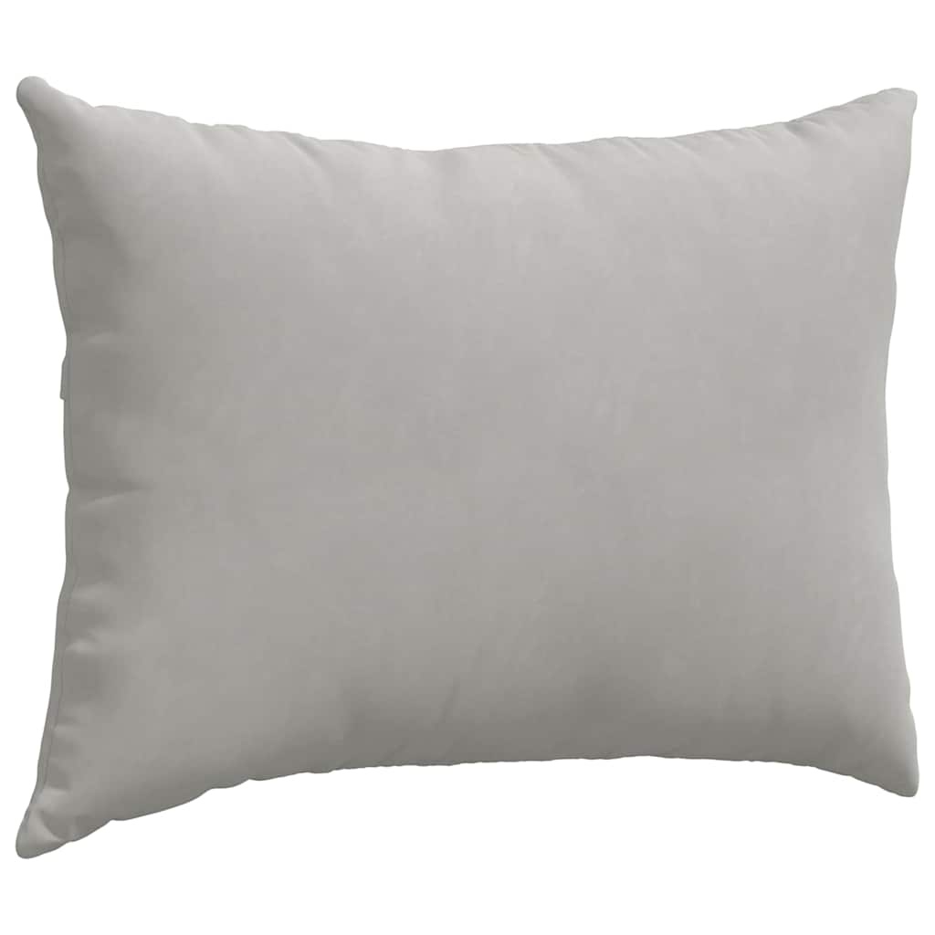 VidaXL Sofa Kussens 2 pcs Lichtgrijs 70 x 50 cm Stof