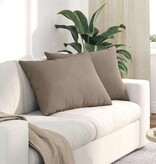VidaXL Sofa Kussens 2 pcs Taupe 70 x 50 cm Stof
