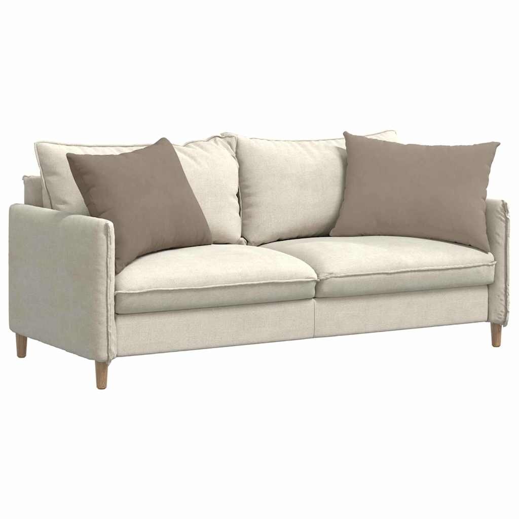 VidaXL Sofa Kussens 2 pcs Taupe 70 x 50 cm Stof