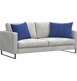VidaXL Sofa Kussens 2 pcs Politieblauw 70 x 50 cm Katoen Stof
