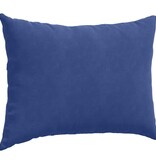 VidaXL Sofa Kussens 2 pcs Politieblauw 70 x 50 cm Katoen Stof